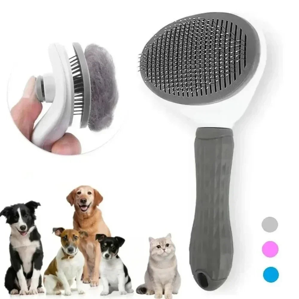Self-Cleaning Slicker Brush for Cats