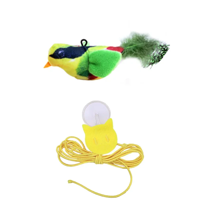Bird-Sound Plush Catnip Cat Toy