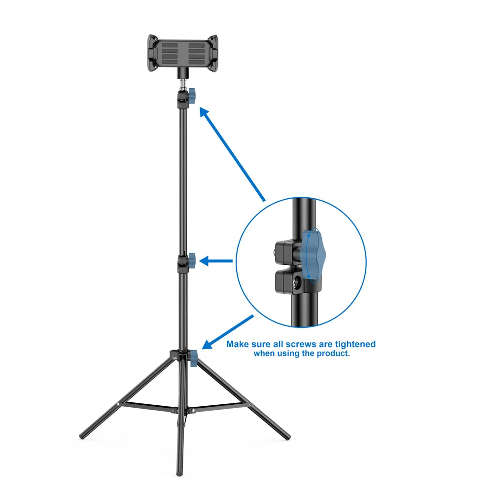 Cat TV Tablet Floor Stand (Adjustable 24-65 in)