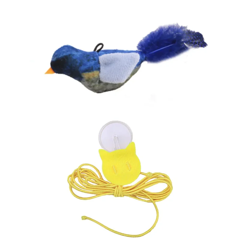 Bird-Sound Plush Catnip Cat Toy