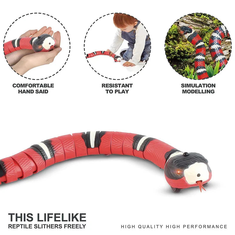Smart Sensing Snake Cat Toy (USB Rechargeable)