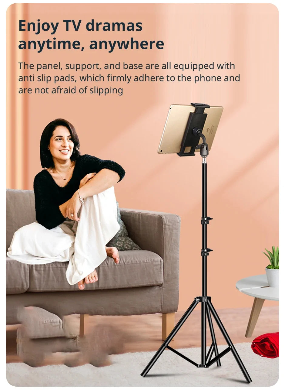 Cat TV Tablet Floor Stand (Adjustable 24-65 in)