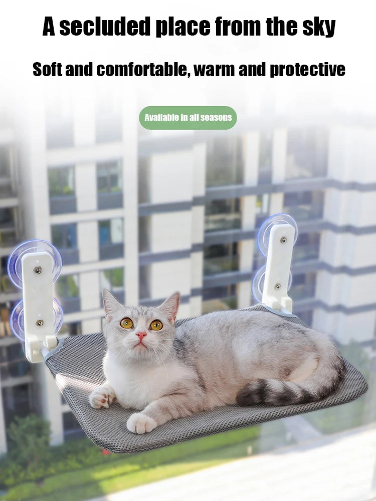 Window Cat Hammock with Suction Cups