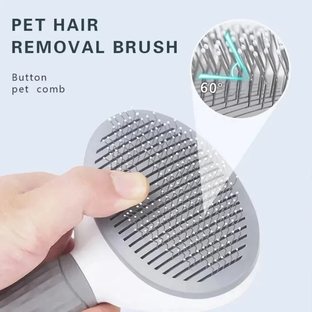 Self-Cleaning Slicker Brush for Cats