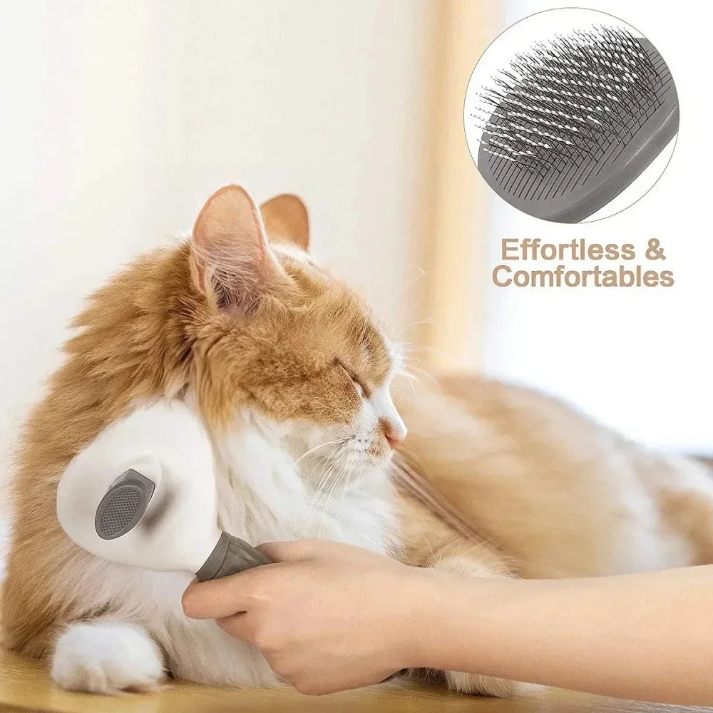 Self-Cleaning Slicker Brush for Cats