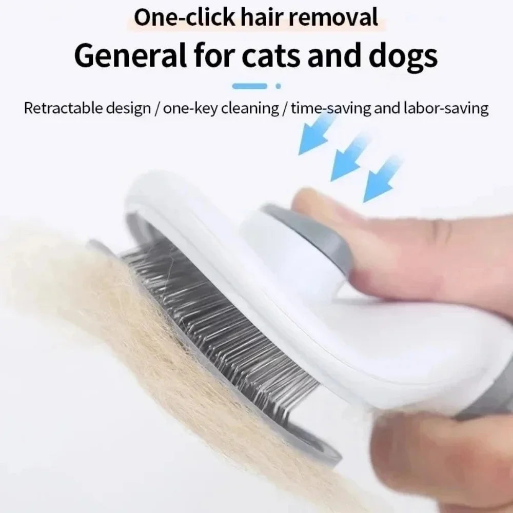 Self-Cleaning Slicker Brush for Cats