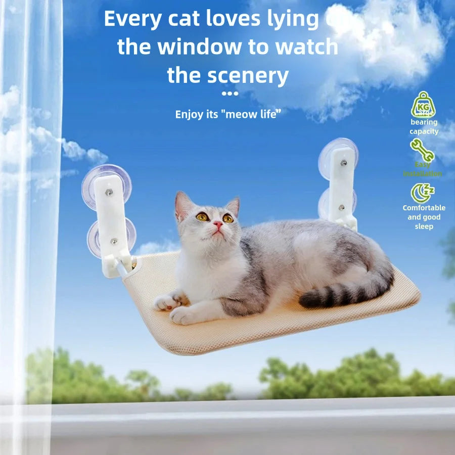 Window Cat Hammock with Suction Cups